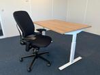 Bureaustoel Steelcase Leap V2, Voorzien Van 4D Armpads, Verzenden, Zwart, Zo goed als nieuw, Bureaustoel