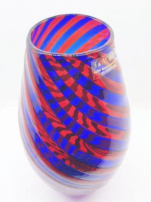 F&M Ballarin - Angelo Ballarin - Vaas - Glas, Antiek en Kunst, Antiek | Glas en Kristal