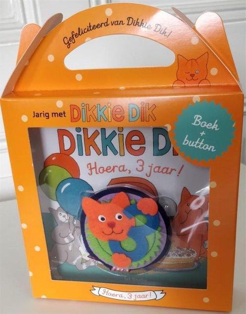 Boek: Jarig met Dikkie Dik - Hoera, 3 jaar! - (als nieuw), Boeken, Overige Boeken, Zo goed als nieuw, Verzenden