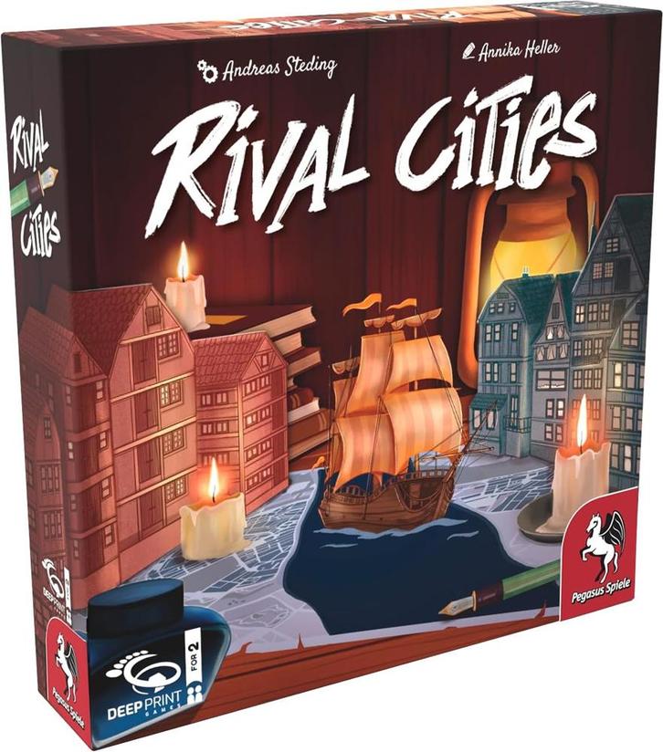 Rival Cities - Board game | Pegasus Spiele GmbH -, Hobby en Vrije tijd, Gezelschapsspellen | Bordspellen, Nieuw, Verzenden