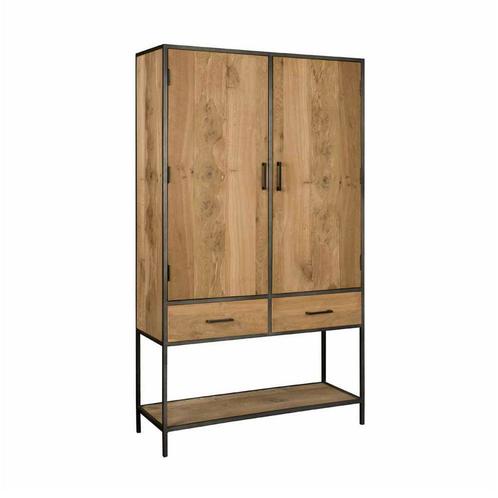 *WOONWINKEL* Tower Living Luna Wandkast Gerookt Eiken, Huis en Inrichting, Kasten | Wandmeubels, Nieuw, Verzenden