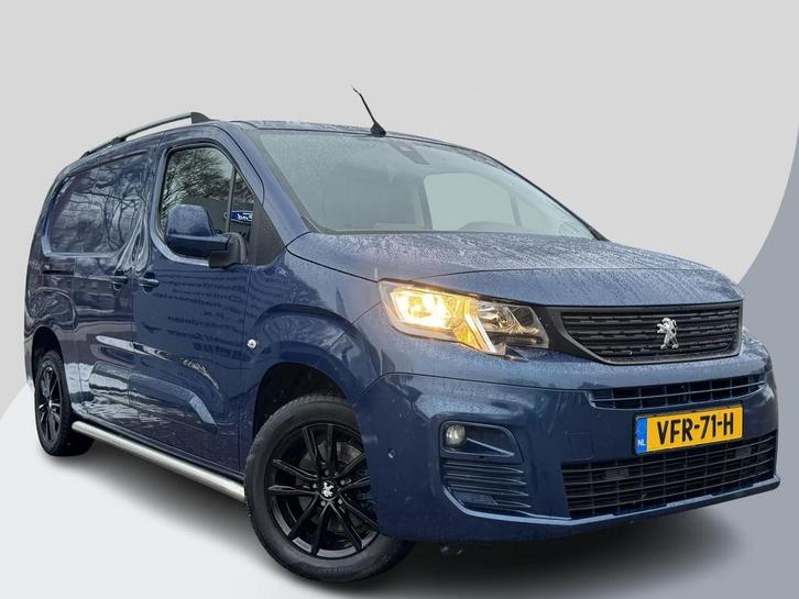 Peugeot Partner 1.5 BlueHDI Asphalt Long, Auto's, Bestelauto's, Lease, Grijs, Automaat, Overige kleuren, Financial lease, Stof