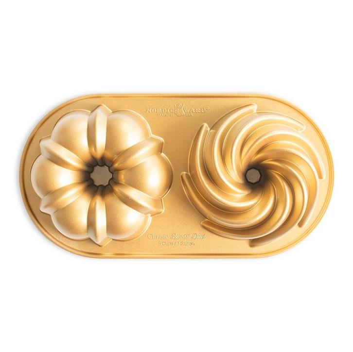 Nordic Ware Classic Tulband Duet Bakvorm, Hobby en Vrije tijd, Taarten en Cupcakes maken, Nieuw, Verzenden