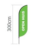 Proflag Beachflag Convex S-60 x 240 cm - Open Huis (Vlaggen), Diversen, Ophalen of Verzenden, Nieuw