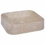 Gootsteen Marmer Grijs 40x40cm | Retourdeal | 41% Korting, Ophalen of Verzenden, Nieuw, Steen, Wastafel