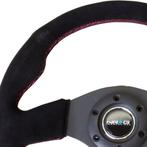 NRG Reinforced Steering Wheel (320mm) Suede w/Red Stitch -, Auto-onderdelen, Banden en Velgen, Ophalen of Verzenden, Nieuw