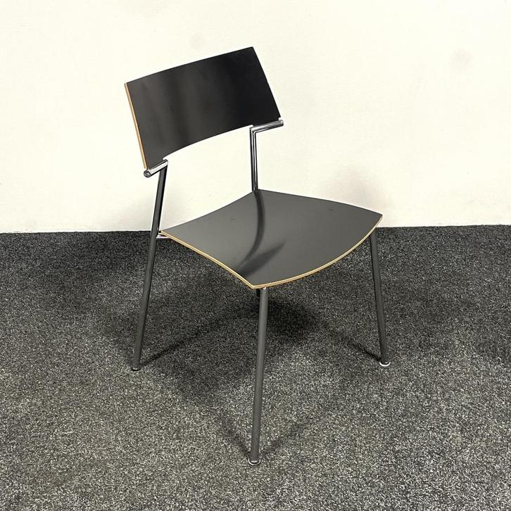 Van Der Sluis Quasi Stoel - Zwart, Huis en Inrichting, Stoelen, Zwart, Gebruikt, Ophalen of Verzenden