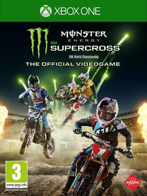 Monster Energy Supercross (Xbox One), Spelcomputers en Games, Spelcomputers | Xbox One, Gebruikt, Verzenden