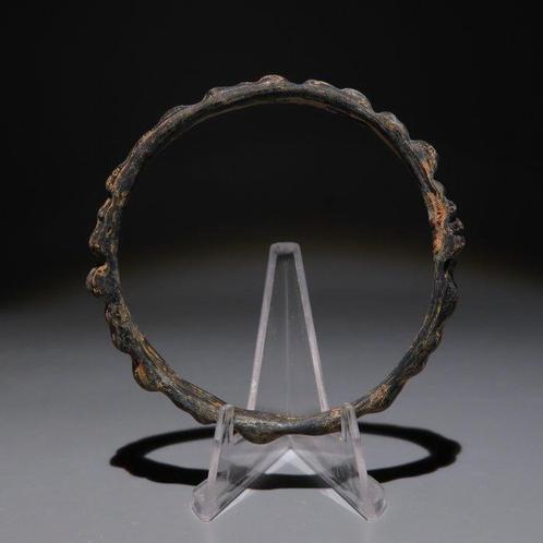 Oud-Romeins Glas Armband. 1e-3e eeuw n.Chr. 4,9 cm diameter., Verzamelen, Mineralen en Fossielen