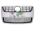 VOLKSWAGEN TOUAREG, 2007-2010 - GRILLE, compleet, zwart,..., Verzenden, Nieuw, Volkswagen