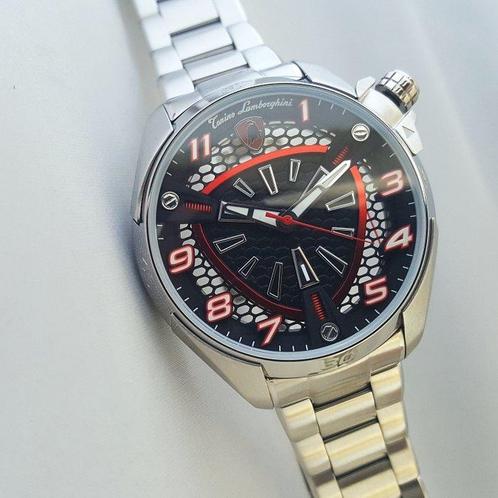 Lamborghini - Rare Crown - Tough Steel - Sapphire -, Sieraden, Tassen en Uiterlijk, Horloges | Heren