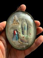 Interessant en esoterisch gotisch devotioneel souvenir uit, Antiek en Kunst