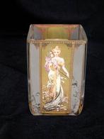 Goebel - after Alphonse Mucha - Windlicht / Theelicht Lente, Antiek en Kunst, Curiosa en Brocante
