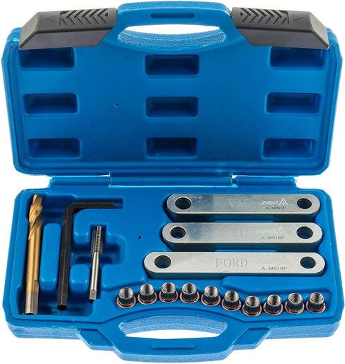 Remklauw Draad Reparatie Set - Schroefdraadbussen Herstelset, Auto diversen, Autogereedschap, Nieuw, Ophalen of Verzenden