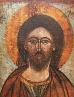 Icoon - Christus met het vuurachtige oog - Hout
