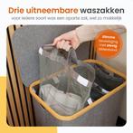 2dekans | Goliving Wassorteerder 3 Vakken - 150L -, Huis en Inrichting, Ophalen of Verzenden, Zo goed als nieuw, Grijs