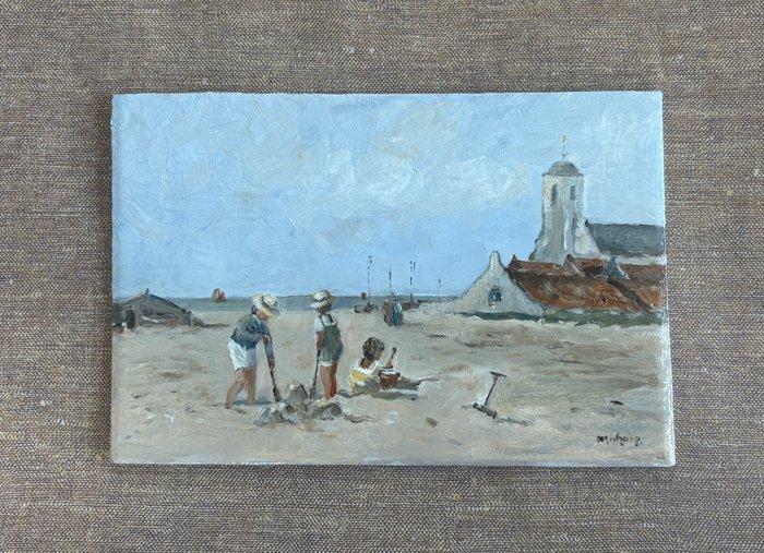 Cor Schaap (1968) - Strandgezicht, Antiek en Kunst, Kunst | Schilderijen | Klassiek