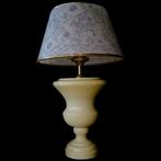 Vintage lamp in Crackle Style met bijzondere bedrukte kap -