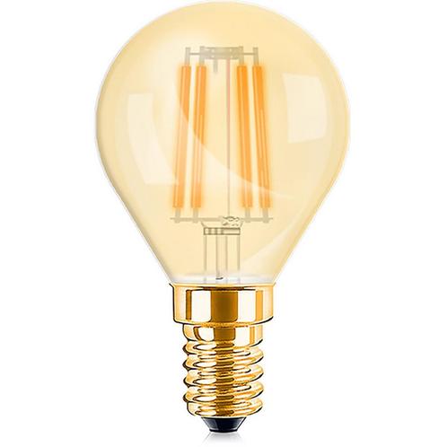 LED Lamp E14 Kogel Filament - Brinton - Amber 4W 360lm - 822, Huis en Inrichting, Lampen | Losse lampen, Led-lamp, Nieuw, E14 (klein)