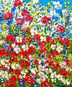 Patrizia Schüller - Freundliche Blütenpracht - ein, Antiek en Kunst, Kunst | Schilderijen | Modern