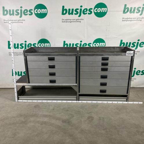 Aluca aluminium gebruikte bedrijfswagen inrichting (nr 1994), Auto diversen, Auto-accessoires, Gebruikt, Ophalen of Verzenden