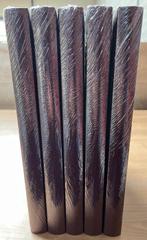 Accessoires - 5 Leuchtturm gewatteerde insteekalbums met 32, Gestempeld