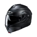 HJC C91N - Mat Zwart, Motoren, Kleding | Motorhelmen, Nieuw met kaartje, Systeemhelm, HJC, L