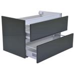 Wiesbaden Vision Onderkast Met 2 Laden - 80x46cm - Hoogglans, Ophalen of Verzenden, Nieuw