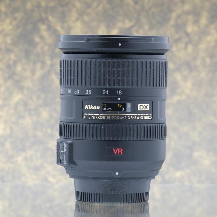 Nikon AF-S DX 18-200mm f/3.5-5.6 G ED VR - Tweedehands, Audio, Tv en Foto, Fotografie | Lenzen en Objectieven, Standaardlens, Gebruikt