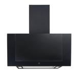 60cm zwarte afzuigkap ondiep tv model, Wandschouwkap, Recirculatie, Nieuw, Ophalen of Verzenden