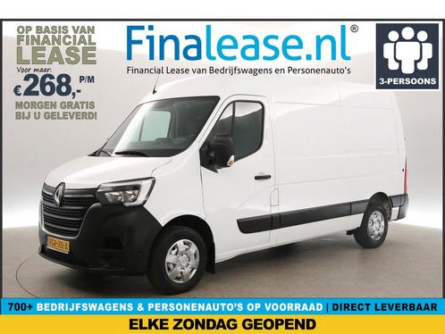 Renault Master T35 2.3 dCi L2H2 180PK Airco Cam PDC €268pm, Auto's, Bestelauto's, Lease, Handgeschakeld, Diesel, Renault, Wit