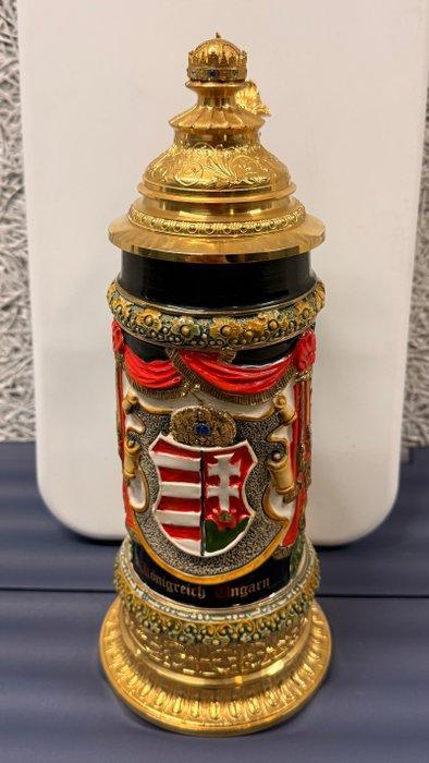 Bierpul - Porselein - Koningrijk Hongarije, Antiek en Kunst, Antiek | Glas en Kristal