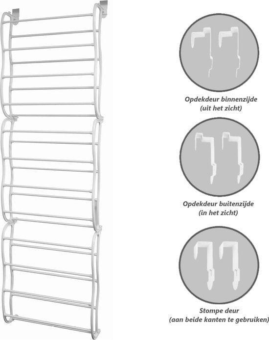 2dekans | ODADDY® hangend schoenenrek deur - -, Huis en Inrichting, Woonaccessoires | Overige, Zo goed als nieuw, Ophalen of Verzenden