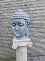 Beeld, large head of a buddha statue - 55 cm - polyresin