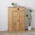 vidaXL Schoenenkast VIGO 60x35x96 cm massief grenenhout, Verzenden, Nieuw