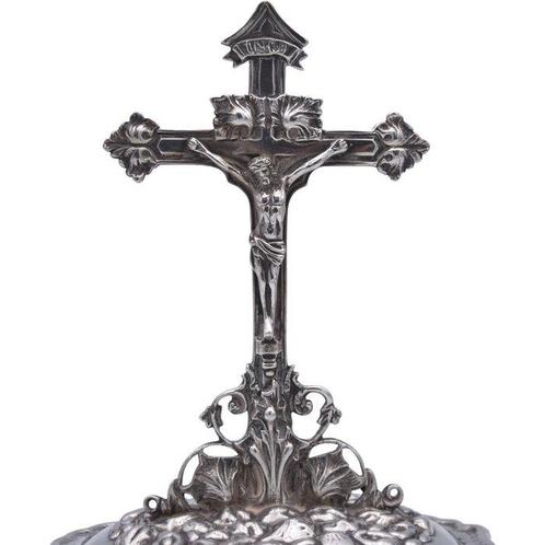 Crucifix - Zilver - 1950-1960, Antiek en Kunst, Antiek | Goud en Zilver