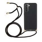 Galaxy S22 Crossbody TPU Hoesje met Koord Zwart, Ophalen of Verzenden, Nieuw