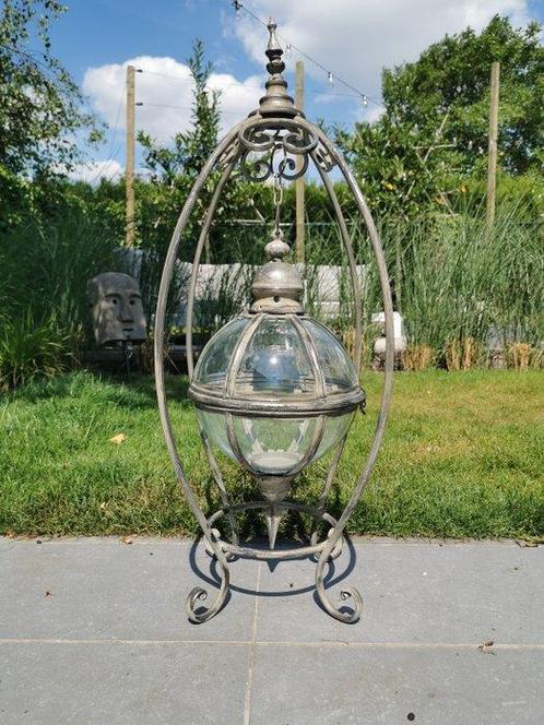 Lantaarn - Glas, IJzer, Metaal, Antiek en Kunst, Antiek | Boeken en Bijbels