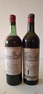 1947 Chateau Larrieu & 1952 Chateau Beychevelle - Bordeaux -, Verzamelen, Wijnen, Nieuw