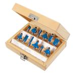 Silverline TCT Frees Set - 8 mm - 12 delig (Freesbits)