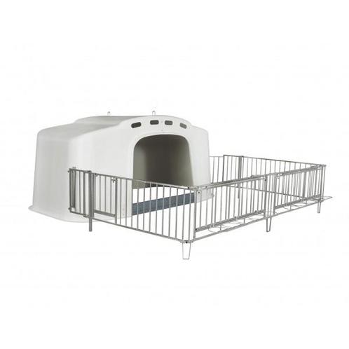 Groepskalverhok Calfotel XL-10 met 4-delig hekwerk, Dieren en Toebehoren, Overige Dieren-accessoires, Nieuw, Ophalen of Verzenden