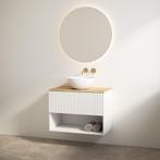 Badmeubelset Best Design Rigatti 100 cm Mat Wit + Halifax, Doe-het-zelf en Verbouw, Ophalen of Verzenden, Nieuw, Bad