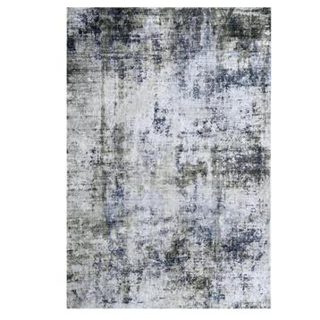 Vloerkleed geprint wit groen 160x230cm tapijt