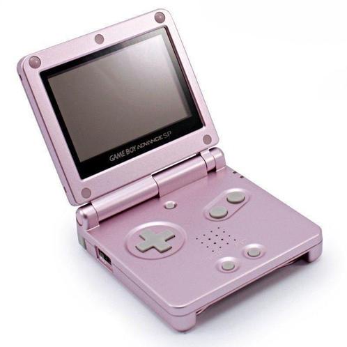 Gameboy Advance SP roze, Spelcomputers en Games, Spelcomputers | Nintendo Game Boy, Verzenden