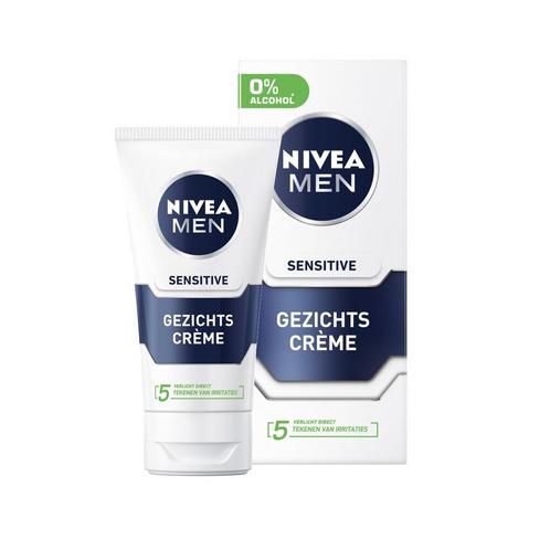 Nivea Men Sensitive Hydraterende Gezichtscrème, Sieraden, Tassen en Uiterlijk, Uiterlijk | Gezichtsverzorging, Nieuw, Verzenden