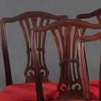 6 antieke stoelen nieuwe stof naar keus Engeland Georian sti, Ophalen of Verzenden