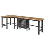 Werkbank hoekopstelling - Hoek werkbank 310 cm lang zwart, Doe-het-zelf en Verbouw, Werkbanken, Ophalen of Verzenden, Nieuw