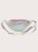 Heuptasje Kinderen Klein Tasje Zeemeermin Parelmoer Paillett, Ophalen of Verzenden, Nieuw, Wit, Overige typen