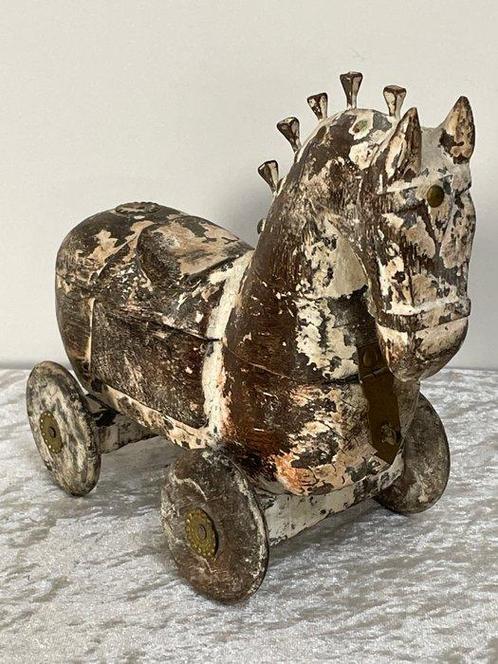 Doosje als Paard - India (Zonder Minimumprijs), Antiek en Kunst, Curiosa en Brocante