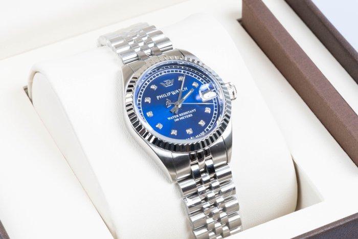 Philip Watch - Caribe Urban - Date - Royal Blue - Swiss Made, Sieraden, Tassen en Uiterlijk, Horloges | Heren